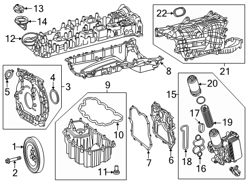 2025 Mercedes-Benz G550 Engine Parts