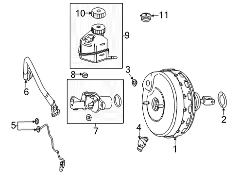2020 Mercedes-Benz GLC300 Hydraulic System - Brakes Diagram 2