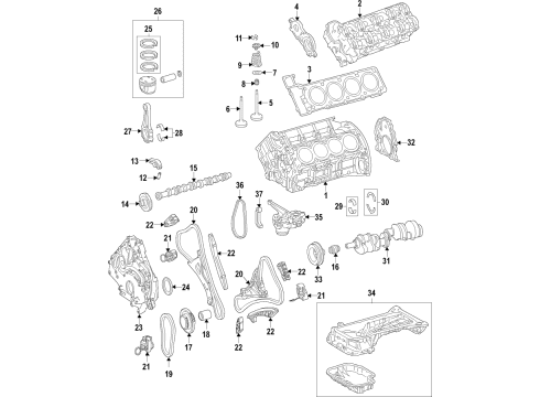 2017 Mercedes-Benz GLS63 AMG Camshaft & Timing Diagram