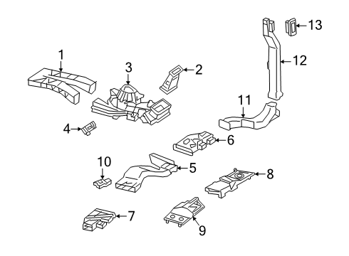 2025 Mercedes-Benz G63 AMG Ducts Diagram
