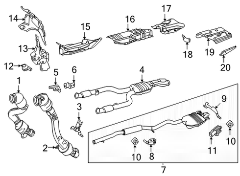 2024 Mercedes-Benz S580 Exhaust Components