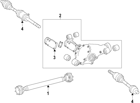2024 Mercedes-Benz G550 Front Axle Diagram