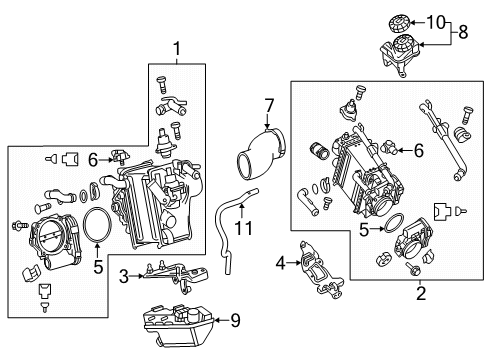 2024 Mercedes-Benz GLE580 Throttle Body