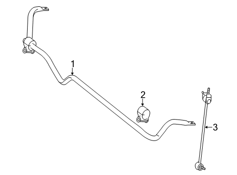 2015 Mercedes-Benz S63 AMG Stabilizer Bar & Components Diagram 8