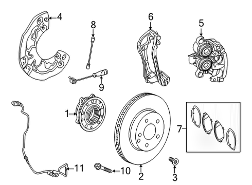 2024 Mercedes-Benz GLE350 Anti-Lock Brakes Diagram 2