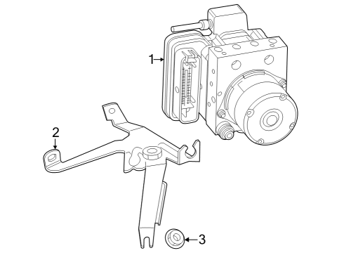 2023 Mercedes-Benz EQB 250+ ABS Components