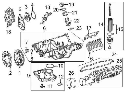 2024 Mercedes-Benz AMG GT 55 Engine Parts