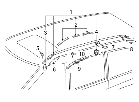 2021 Mercedes-Benz Metris Luggage Carrier