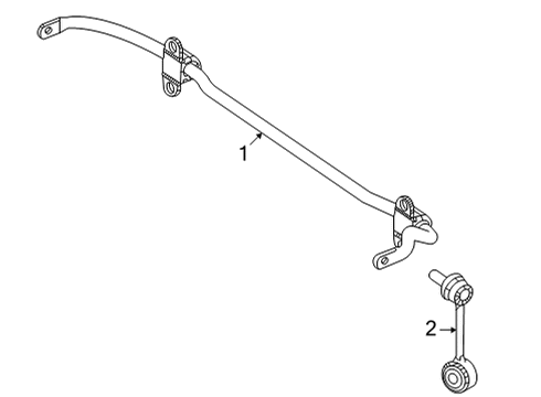 2025 Mercedes-Benz GLS450 Stabilizer Bar & Components