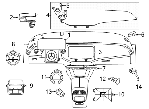 2025 Mercedes-Benz E53 AMG Cluster & Switches