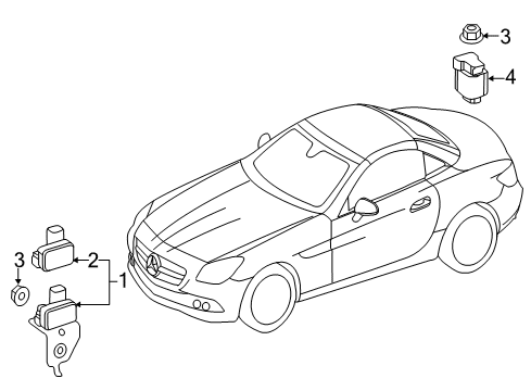 2016 Mercedes-Benz SLK300 Ride Control Components