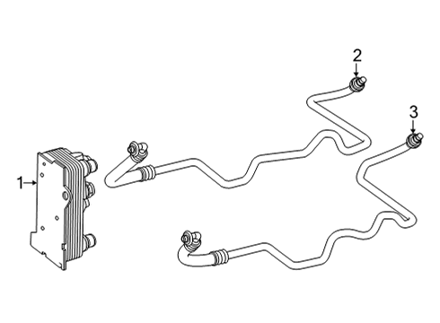 2020 Mercedes-Benz GLC43 AMG Oil Cooler Diagram