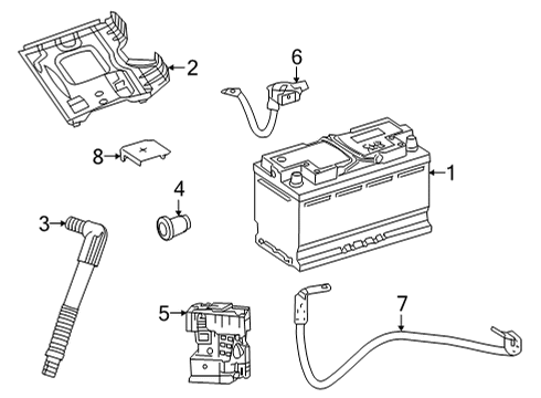 2021 Mercedes-Benz GLC63 AMG Battery Diagram 2