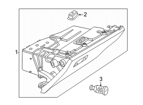 2024 Mercedes-Benz S63 AMG E Performance Glove Box