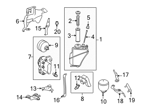 2008 Mercedes-Benz CL65 AMG Auto Leveling Components
