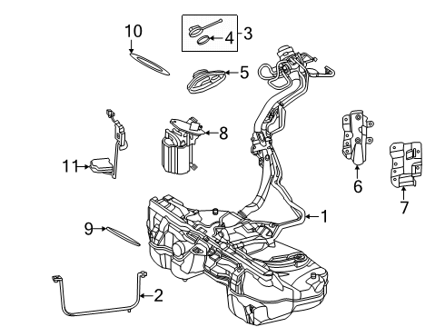 2024 Mercedes-Benz CLE53 AMG Fuel System Components