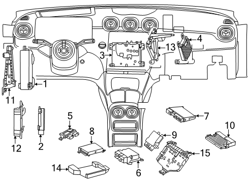 2025 Mercedes-Benz CLE53 AMG CONTROL UNIT, COMPLETE Diagram for 236-900-66-03