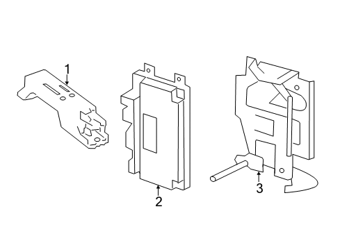2016 Mercedes-Benz E550 Keyless Entry Components