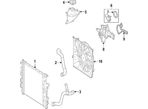 2007 Mercedes-Benz R320 Cooling Fan Diagram