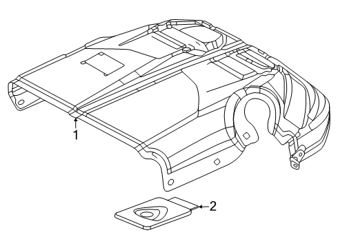 2024 Mercedes-Benz GLE580 Engine Appearance Cover