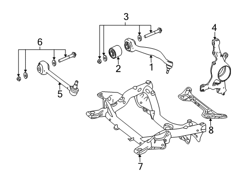 2011 Mercedes-Benz C300 Front Suspension Components Diagram