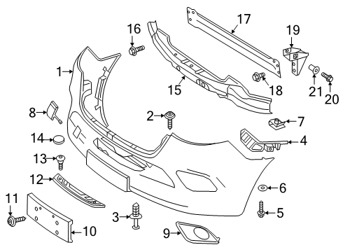 2024 Mercedes-Benz eSprinter Bumper & Components - Front