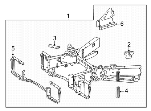 2019 Mercedes-Benz AMG GT C Inner Structure - Front Structural