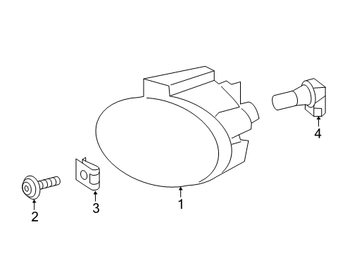 2019 Mercedes-Benz Sprinter 3500 Fog Lamps Diagram
