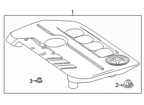 2025 Mercedes-Benz CLA35 AMG Engine Appearance Cover