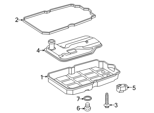 2015 Mercedes-Benz Sprinter 2500 Transmission Components - Maintenance Diagram 2