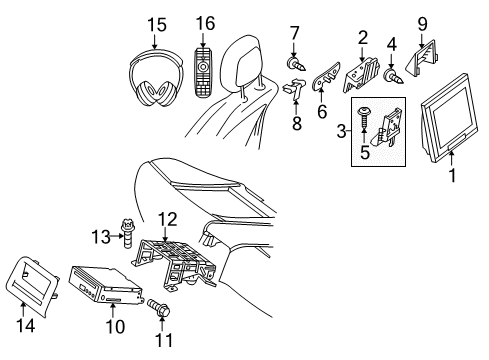2014 Mercedes-Benz E250 Entertainment System Components