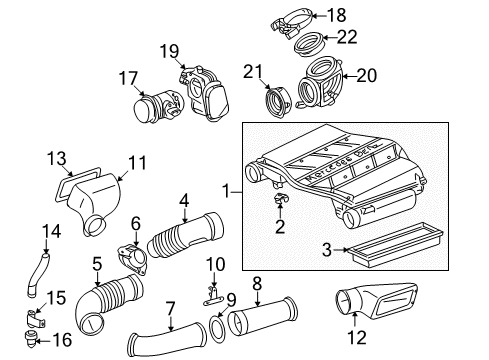 2005 Mercedes-Benz G500 Filters Diagram