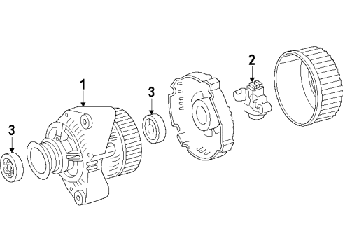 1997 Mercedes-Benz SL320 Alternator Diagram