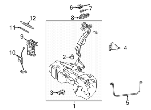 2024 Mercedes-Benz AMG GT 63 FUEL FILLER CAP Diagram for 000-470-28-01