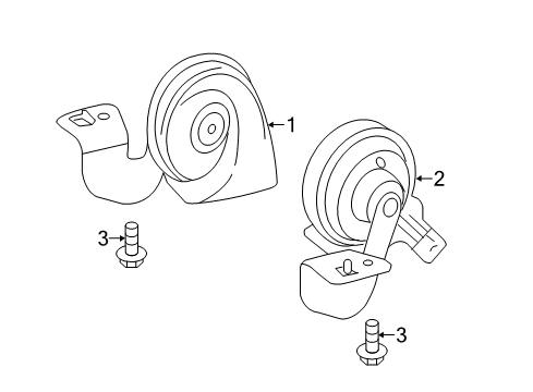 2013 Mercedes-Benz SL550 Horn Diagram