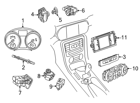 2016 Mercedes-Benz SLK300 A/C & Heater Control Units