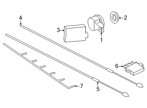 2024 Mercedes-Benz S63 AMG E Performance Electrical Components - Rear Bumper