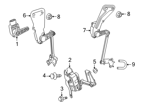 2012 Mercedes-Benz CLS63 AMG Electrical Components Diagram 2