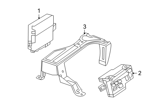 2013 Mercedes-Benz GLK350 Electrical Components Diagram 3