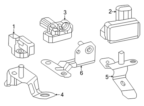 2021 Mercedes-Benz GLE53 AMG SUV Ride Control Components