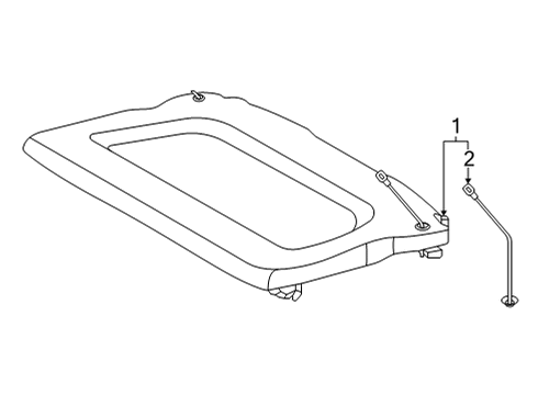 2025 Mercedes-Benz GLA250 Interior Trim - Rear Body