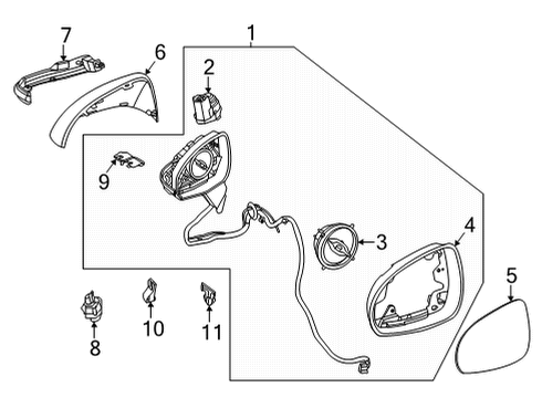 2025 Mercedes-Benz EQS 450+ Mirrors