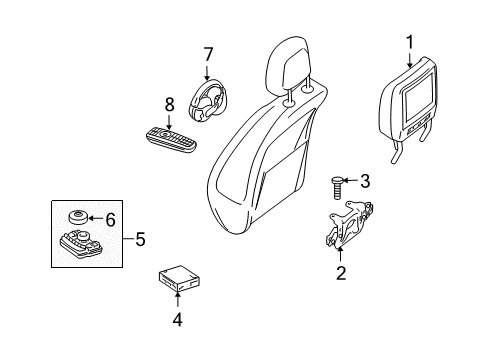2011 Mercedes-Benz S400 OPERATING UNIT Diagram for 221-820-50-97
