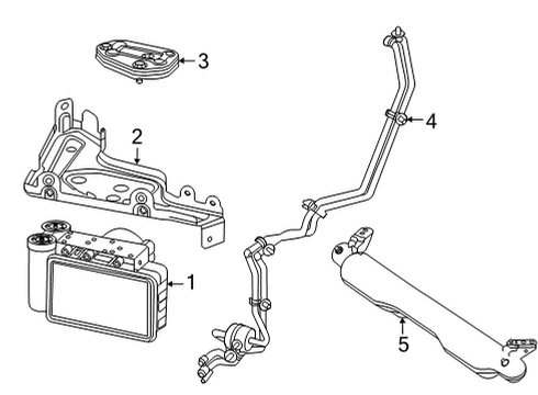 2025 Mercedes-Benz GLS450 Ride Control - Rear Diagram 2
