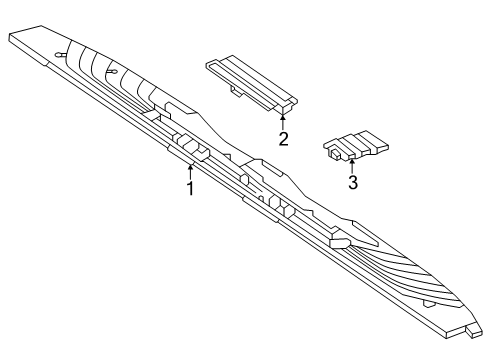 2024 Mercedes-Benz eSprinter Exterior Trim - Rear Body