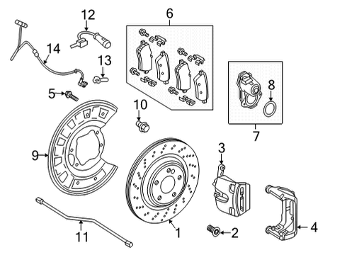 2019 Mercedes-Benz AMG GT 53 Parking Brake Diagram