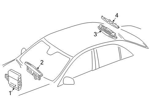 2010 Mercedes-Benz E550 Electrical Components Diagram 3