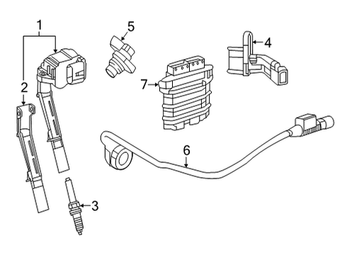 2021 Mercedes-Benz E350 Ignition System Diagram