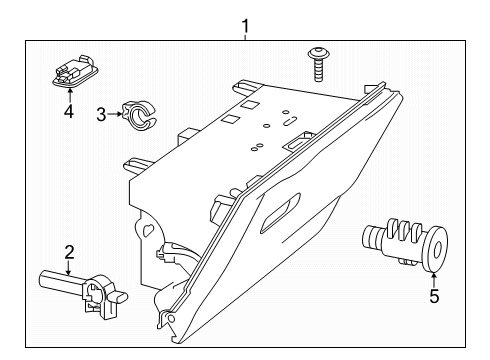 2025 Mercedes-Benz G580 Glove Box