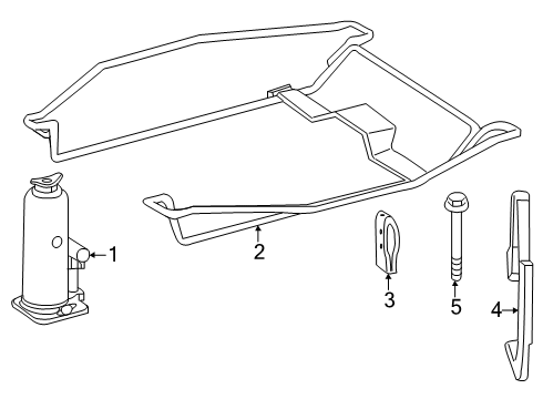 2024 Mercedes-Benz eSprinter Spare Tire Carrier